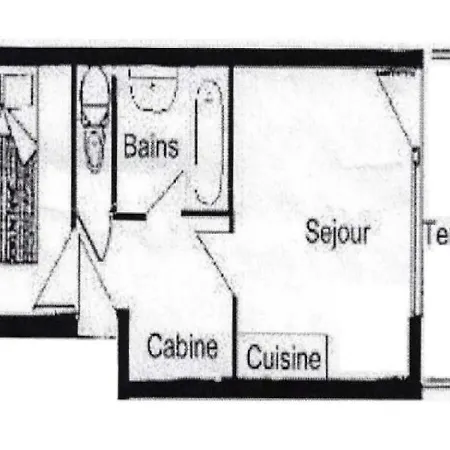 Appartement - 5 Pers, 27 M2, 2/1 1 *